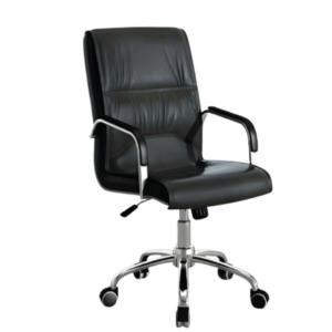 mid back office leather chair